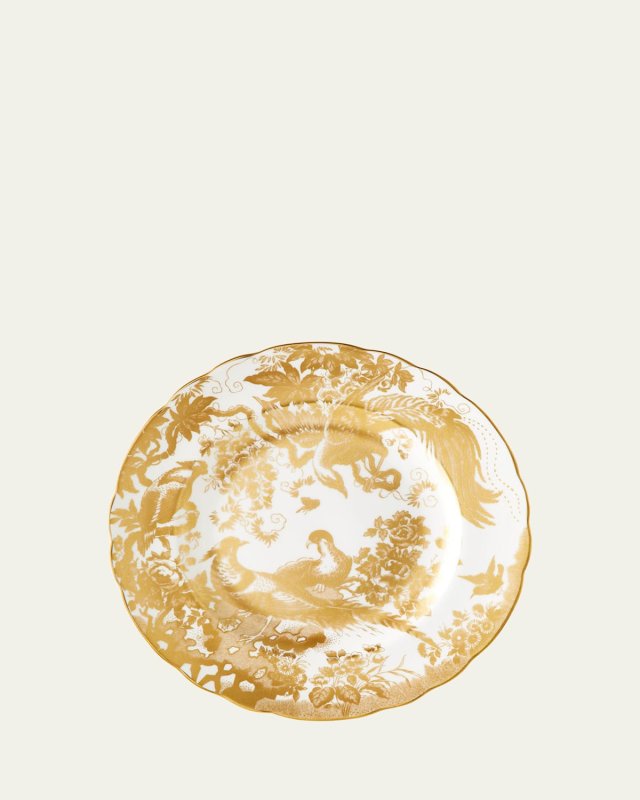 Gold Aves Salad Plate
